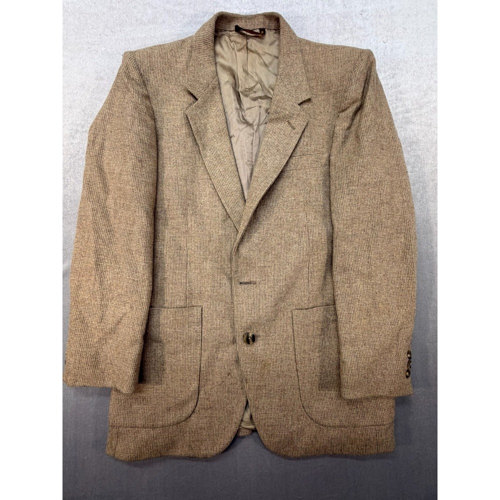 Daniel Hechter Alpaca Blend Men Dress Sports Coat Jacket Tan Size 38